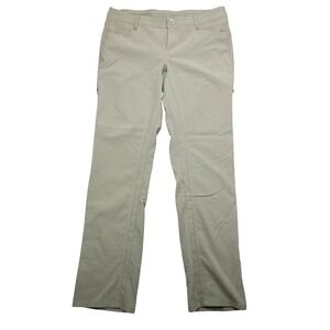 Kuhl Pants Trekr Womens 12 Regular Beige Nylon Blend Hiking Outdoor Stretch